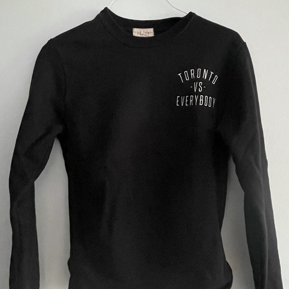 Toronto vs. Everyone black crew neck sweater - Picture 1 of 3